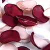 Decorative Flowers 200 Pieces Simulated Silk Rose Petals Lifelike Artificial Cream Cake Dessert Decor Wedding Party Decoration Wine