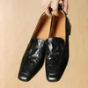 Повседневная обувь 2024 плюс плюс размером 34-42women's Sheecking Slip-On Loafers Высококачественные мягкие удобные квадратные мокасины