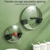Kök förvaring 2st/set potten lockhållare självhäftande väggmonterad hängande pann skåp dörr arrangör rack