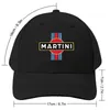 Boll Caps Martini Racing Stripe Baseball Cap Luxury Hat Te Hat Girls Hats Mensl240413