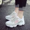 Chaussures décontractées Swyivy Femme Sneakers Plateforme 2024 Spring White 40 CHOMPOT