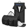 Sacs de rangement Bag de costume pliant hommes de grande capacité de bagages de voyage portables.
