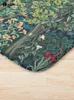 Bath Mats Greenery Forest Animals Pheasant On Tree Squirrel Hares Blue Green Floral Tapestry Mat Non-Slip Carpet