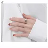 Anéis de casamento Bola geométrica Bola de design exclusivo Sense Aberto Anel Redável para homens e mulheres Moda simples Pedaça de acessório
