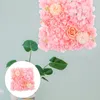 Kwiaty dekoracyjne 1PC 3D Flower Wall Panel na Valentine Wedding Party Feast ()