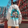 Sweatshirts herrjackor roliga semesterbjörn grafiska tryckta hoodies för män streetwear hip hop kläder fleece hooded tröjor y2k pullover hoody 240412