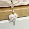 Keychains Five Pointed Star Key Chains Adorable Heart Pillow Keyrings Pendant For Women