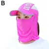 Bérets Protection du cou pour les hommes écharpe en soie UV Cap
