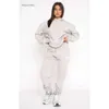 White Foxx Brand Designer Tracksuit White Hoodie Set Set Women Clothing Set sportig långärmad tröja Hooded Hoodie Suit 1703 358
