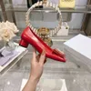 End Quality New Fashionable Full Diamond High Single Fashion Square Head Round Heel Shallow Mouth Women's Shoes