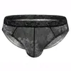 Underpants Men Slievi in pizzo sexy maschile da maschere da uomo sexy invalida cuecas maschilina sissy jockstrap maschi