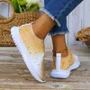 Scarpe casual microfibra sneaker a basso tacco per donne 2024 panorami/autunno colori misti Laces-up vulcanize zapatillas