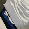 Carpets Zebra Print Bathroom Mat Cozy Black White Blue Soft Carpet Super Absorbent Slip-resistant Pad Kitchen Floor Door Home Deco