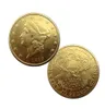 Artisanat United States of America 1893 Vingt dollars commémoratifs Gold Coins Copper Coin Collection Supplies4528975