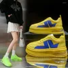 Sapatos casuais moda a ar almofada de ar robusta tênis mulheres respiráveis vulcanizar uma mulher 2024 Plataforma de renda de outono