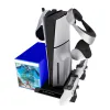 Stands For PS5 Slim Console Cooling Fan Stand Dual Controller Charging Dock Station Headset Holder Cooler For PS5 Slim Accessories