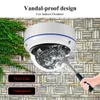 IP Cameras Azishn 2,8 mm grand angle Poe Vandalproof H.265 5MP 4MP 3MP 2MP Audio IP Camera Imperproof Dome P2P 15ir pour CCTV Kit de surveillance 240413