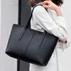 Bag Big Fashion Simple Women's Single Shoulder Messenger stor kapacitet handväska