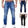 2024 Высококачественная мужская стройная подгонка с двойной линией Golden Classic Three Color Jeans New Style Продажа