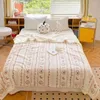 Couvertures couvertures de style Ins pour l'hiver Antomn épais doux lit chaud lit maison décor de la maison Kawaii Nap Office Chân