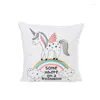 Pillow Kawaii Cartoon Children Cover Funda Cojin 45 No Inner Golden Stamping Cuscini Decorativi X24