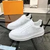 LVSE 비벌리 LVSE 디자이너 Viton Casual Hills Mens Shoes Sports 화이트 스니커즈 정품 가죽 스니커즈 스타 가죽 Low Top Runner 레이스 업 플랫폼 열차 221