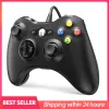 GamePads Wireless Controller compatibile con Xbox 360 GamePad Joystick compatibile con Xbox Slim 360 PC Windows 7 8 10 (Black)