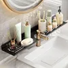 Kitchen Storage Bathroom Toiletries Shelf Shower Soap Holder Sink Drying Rack Quick Gadget And Drain Stora Q0S4