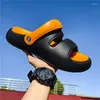 Casual Shoes 2024 Fashion Platform Slides Men Beach Slippers Summer Non-slip Men's Outdoor Sandals Comfortable Hiking Sports For