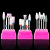 Bits 7/8Pcs With Box Diamond Milling Cutters Nail Drill Bits For Electric Drill Manicure Pedicure Machine Nail Tools Accessories