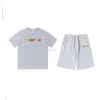Men's T-shirts Tech Trapstar Track Suits Designer Embroidery Letter Two-piece with Summer Print Short Sleeves Top Sell Men Hip Hop Clothes