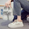 Casual Shoes 2024 Platforma projektantka jogging trampki Kobiety Tennis Woman Walking White Slip on Vulcanized