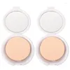 Bouteilles de rangement 2pcs Round Cosmetic Cream Boîte avec Powder Puff Liquid Foundation Boîte