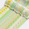 Speicherflaschen 12 Rollen und Washi Tape Birthday Goodies Scrapbooking Material Geschenke Mehrzweckdruck Notizbuch DIY DIY