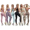 Lu Set jumpsuit uitlijnt citroen naadloze yoga sport fiess perzik heup heup hip-lifting hoge taille broek schoonheid terug bh bra pakken workout gym leggings sets f