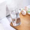 Liquid Soap Dispenser 120ml Empty Push Down Pump With Flip Top Cap Remover Nail Polish Makeup Bottle Alcohol Clear Storage