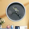 Horloges murales Bruce Lee personnalisée silencieuse personnalisée circulaire décorative