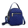 Totes Fashion 3 Layers Women Mini Bag High Quality Durable Fabric Girls Small Shoulder Prettry Style Female Handbag Phone