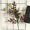Dekorativa blommor Artificial Olive Branch Fake Plants Centerpieces Flower Arrangement Props Dålig bröllopsdekoration Bukett