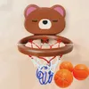 Bath Toys Baby Bath Toy Toddler Boy Water Toys Badtub Shooting Basketball Hoop With 3 Balls Kids Outdoor Play Set Sweet Whale 240413