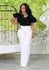 2023 Womens Sexy Off Shoulder Blouses Spring Designer Ruffle Shirt Tops for Lady Free Ship