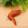 Decorative Flowers Lifelike Artificial Food Fake Realistic Chicken Wing Drumstick Simulation Kids Toy Pography Props Home Decor Accessories