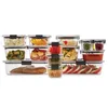 Förvaringsflaskor Brilliance Food Containers 36 Piece Variation Set Clear Tritan Plastic