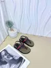 Luxury baby Sandals Metal logo decoration baby Flip flop Kids shoes Cost Price Size 26-35 Including cardboard box girls Slippers 24April