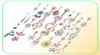 Dangle Belly Ring Geigen 20pcs Mix Style Navelknopf Piercing Body Schmuck Langhantel3208087