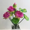 Decorative Flowers 53cm Artificial Lotus Flower Ornament Wedding Party Arrangement For Home Garden Living Room Table Decor Fake