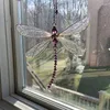 Decorazioni da giardino Dragonfly Crystal Window Deco