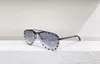 The Party Pilot Sunglasses Black Metal Grey Pinted Lens Men Classic Sun Glasses uv400 Protection Eyewear with box2413832