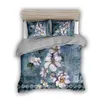 Bettwäsche Sets 3D Home Flower Set 3PCS Duvet Cover Decor Pastoral Flat King Size Tröster