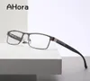 Solglasögon Ahora anti Blue Light Blocking Men Metal Optical Reading Glasses Linser Diopter100 150 200 250 300 350 404878150